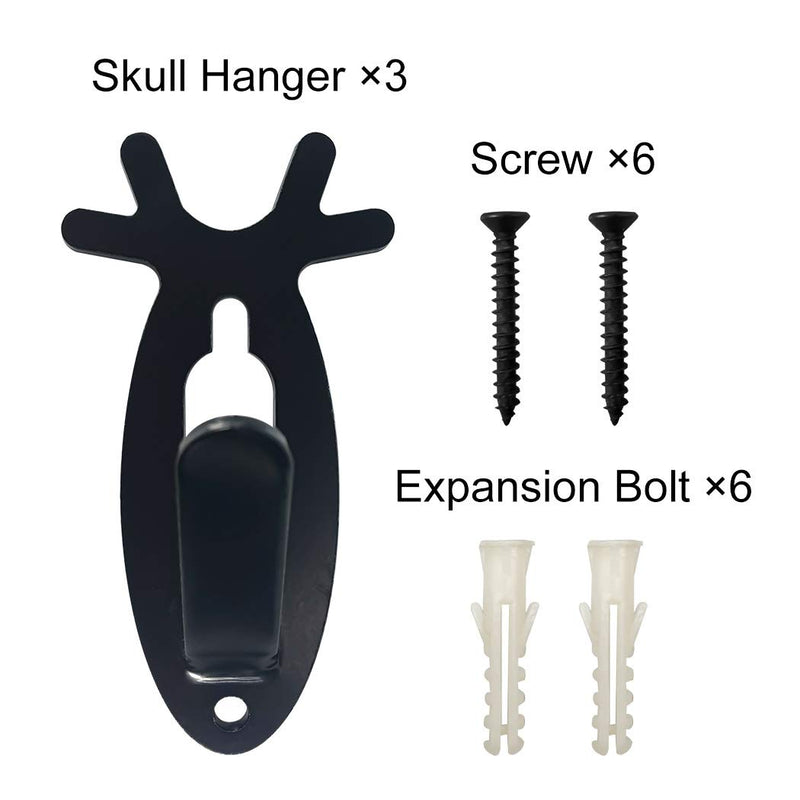[AUSTRALIA] - Highwild European Mount Skull Hanger, Antler Style, 1 Pack | 3 Pack 