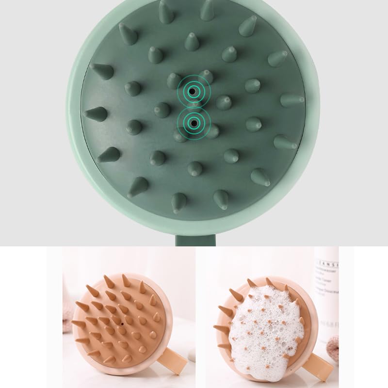 ReviveScalp Detangling Hair & Scalp Brush Massager - Deep Cleansing & Exfoliating for Ultimate Hair Care Experience - Perfect Scalp Brush for Hair Brush, Massage and Cleanse! (Green) Green - BeesActive Australia