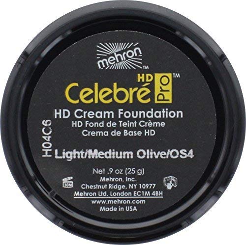 Mehron Makeup Celebre Pro-HD Cream Face & Body Makeup (.9 oz) (Light Medium Olive) Light Medium Olive - BeesActive Australia