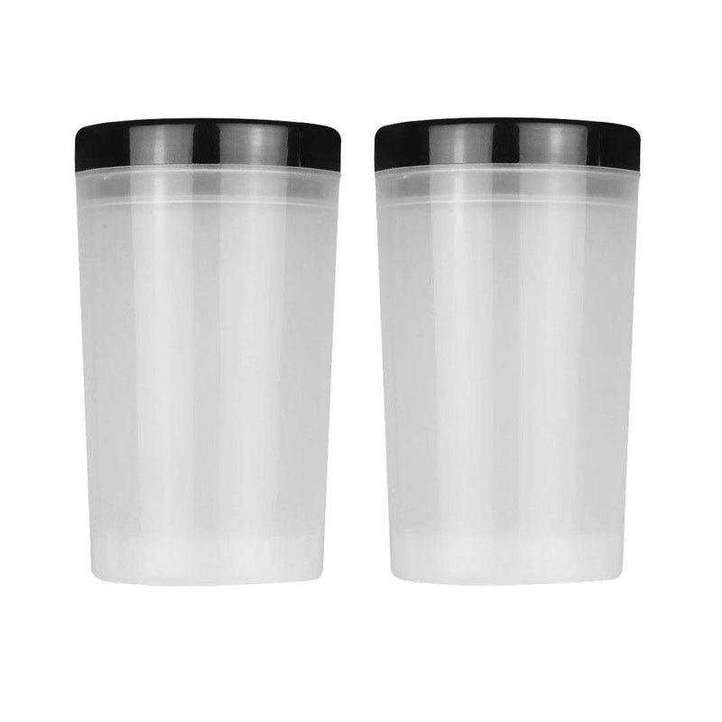 2Pcs Nail Art Brushes Cups Holder Immersion Brush Pen Washing Cup Polish Remover Cleaner Cup Bottle Container Beauty Tools - BeesActive Australia