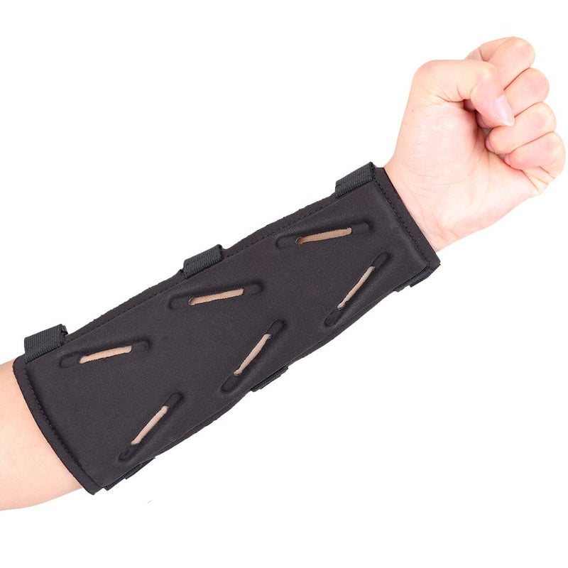 XTACER 9" Unisex Archery Arm Guard Hand Protector Protect Arm Shooting Hunting Right or Left Hand Black 9-Inch - BeesActive Australia