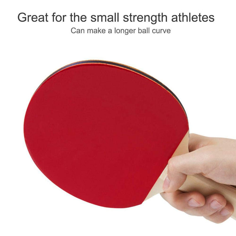 Dilwe Ping Pong Rubber, Table Tennis Racket Rubber Ping Pong Sports Replacement Accessory Red - BeesActive Australia