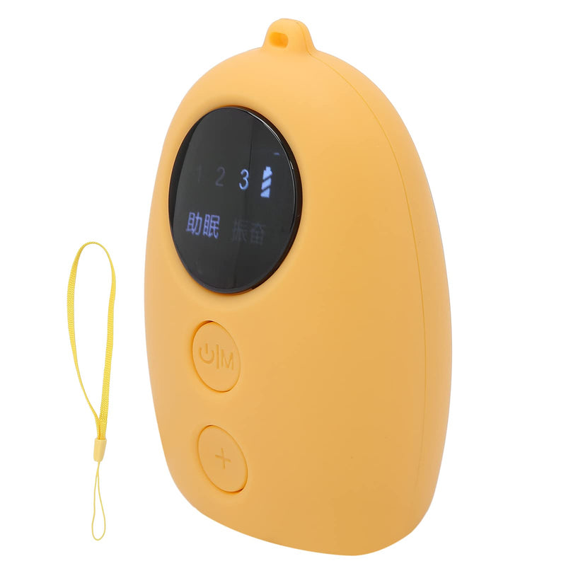 Holding Sleep Aid Device, Intelligent Micro-Current Sleeper, Sleep Quickly, Pulse Sleep Instrument, Insomnia Anxiety Machine (Yellow) Yellow - BeesActive Australia