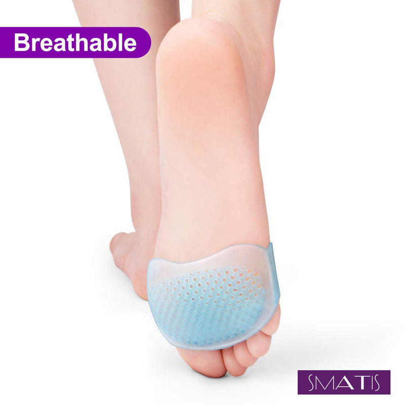 Metatarsal Pads for Women and Men, 4PCS Ball of Foot Cushion Foot Pads Heel Cushions for Shoes for Metatarsalgia Neuroma Mortons Neuroma Pads Atrophy Burning Sensations Relieve Pain… 4 Count (Pack of 1) - BeesActive Australia