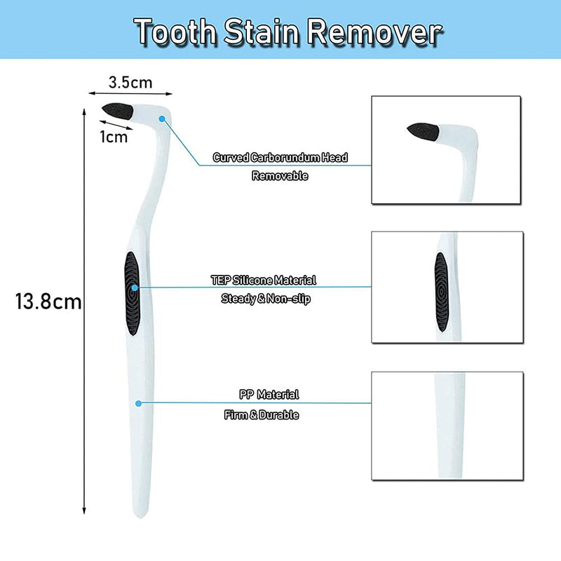 Dental Tartar Remover for Teeth,Teeth Polishing Tooth Stain Clean Teeth Whitening(White) - BeesActive Australia