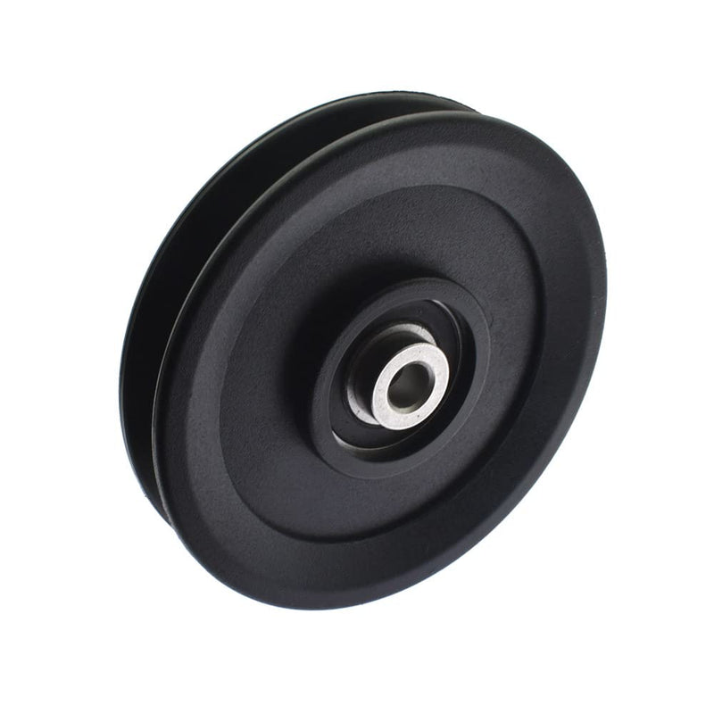 YQSDG 4.5"/115MM Universal Nylon Pulley Wheel Bearing Pulley Wheel wear‑Resistant for Cable Machine Gym Equipment Part Garage Door Fitness Equipment Home Gyms - BeesActive Australia