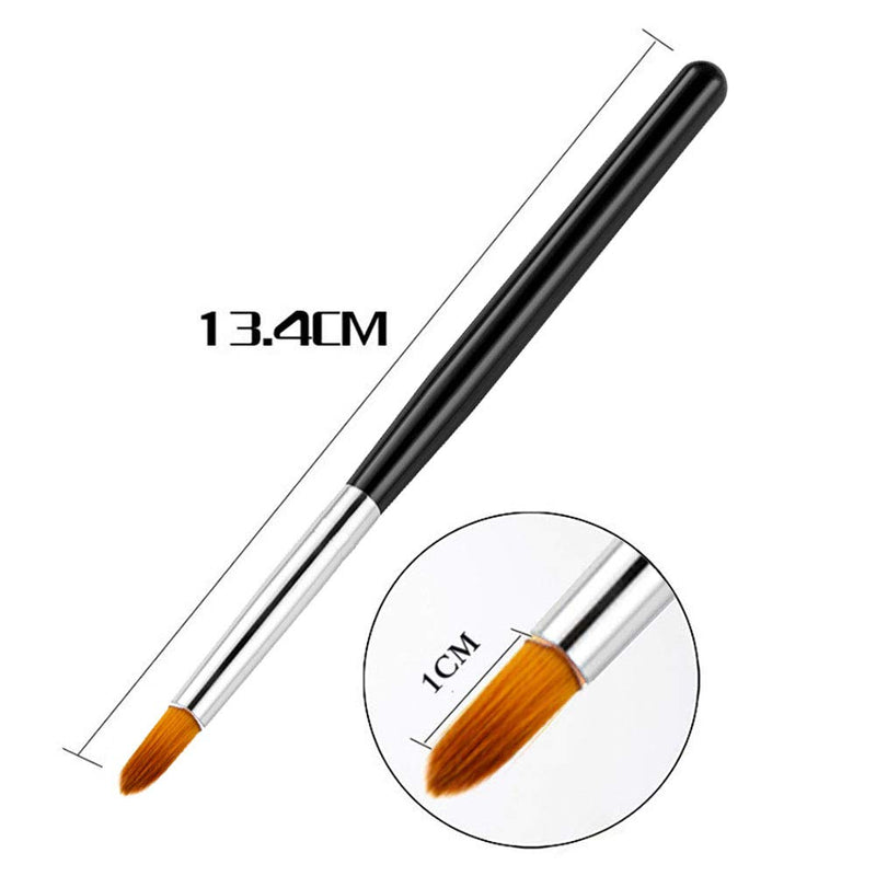 DANNEASY 3 Pcs Acrylic Nail Art Brush UV Gel Builder Brush Nail Carving Pen Painting Flower Nail Art Salon DIY Manicure Tools Kit 1 - BeesActive Australia