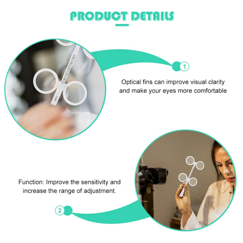 Optical Flipper Optometry Flips Lens: 3pcs �25� �0. 5� �100� Optometry Flip for Near Vision Amblyopia Confirmation Test - BeesActive Australia