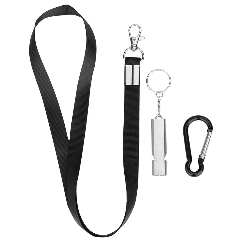 Michael Josh 2PCS Outdoor Loudest Emergency Survival Whistles with Carabiner and Lanyard for Camping Hiking Sports Dog Training - BeesActive Australia