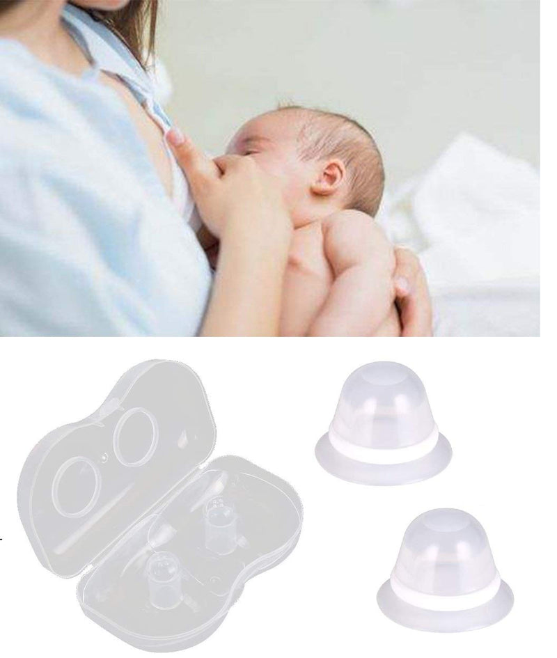 CareforYou 2Pair Nipple Corrector for Flat Inverted Nipples Silicone with Clear Case - BeesActive Australia