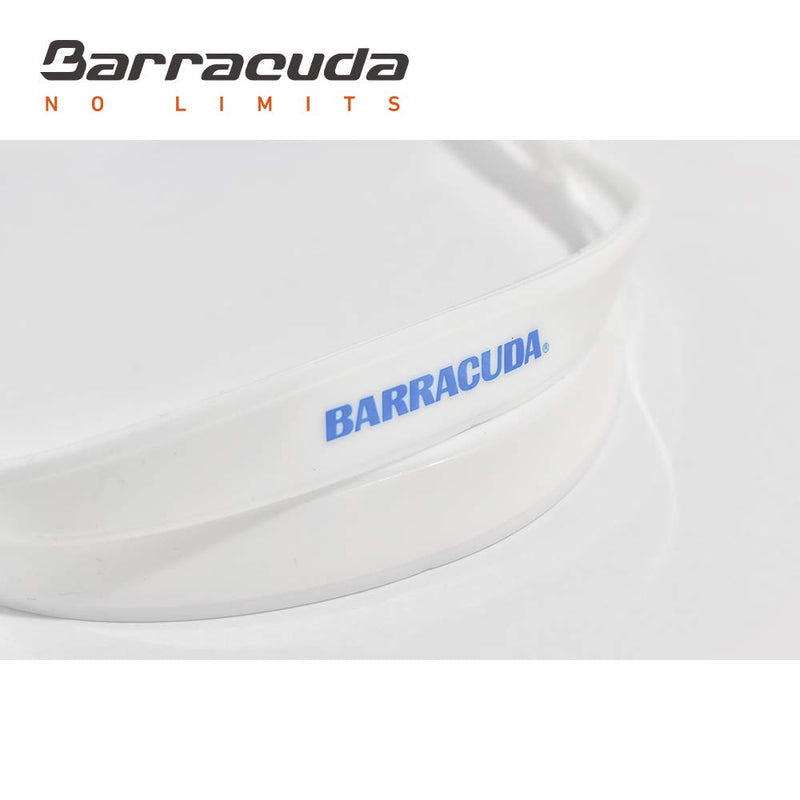 [AUSTRALIA] - Barracuda AQUALIGHTNING Swim Goggles - Curved Lenses Streamline Design, One-Piece Frame Soft Seals, Easy Adjusting Comfortable for Adults (32420) Blue/White 