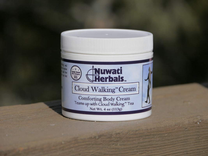 Nuwati Herbals Cloud Walking – Comforting Body Cream with Lavender, St John’s Wort, Chamomile, 4 Ounces - BeesActive Australia
