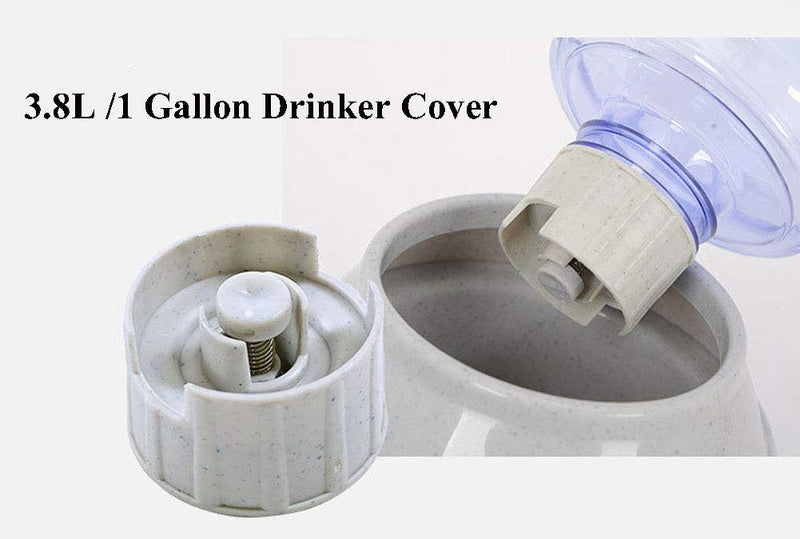 Old Tjikko Dogs Water Dispenser,Water Bowl for Dogs,Pet Water Dispenser,Automatic Dog Water Bowl Cat Water Dispenser Dog Drinking Fountain,1 Gallon (Water Dispenser Bottle Cap - BeesActive Australia