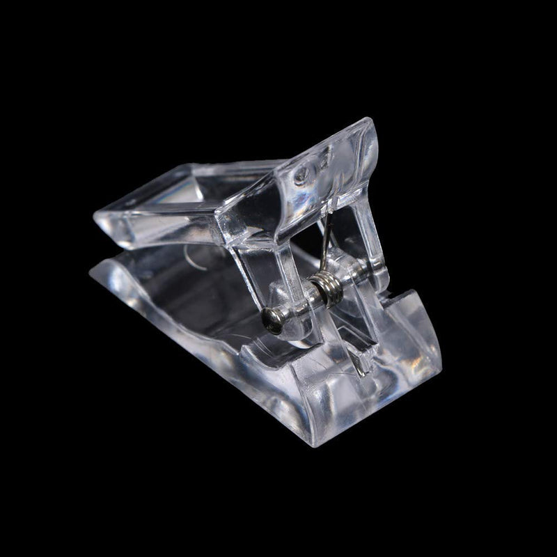 SKEMIX Nail Tips Clip for Quick Building Polygel nail forms Nail clips for polygel Finger Nail Extension UV LED Builder Clamps Manicure Nail Art Tool - BeesActive Australia