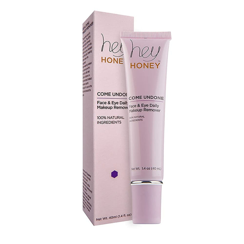 Hey Honey, Come Undone,Face & Eye Daily MakeUp Remove. Exceptionally gentle with 100% natural ingredients, perfect for removing makeup around the eyes and face.1.4oz. - BeesActive Australia