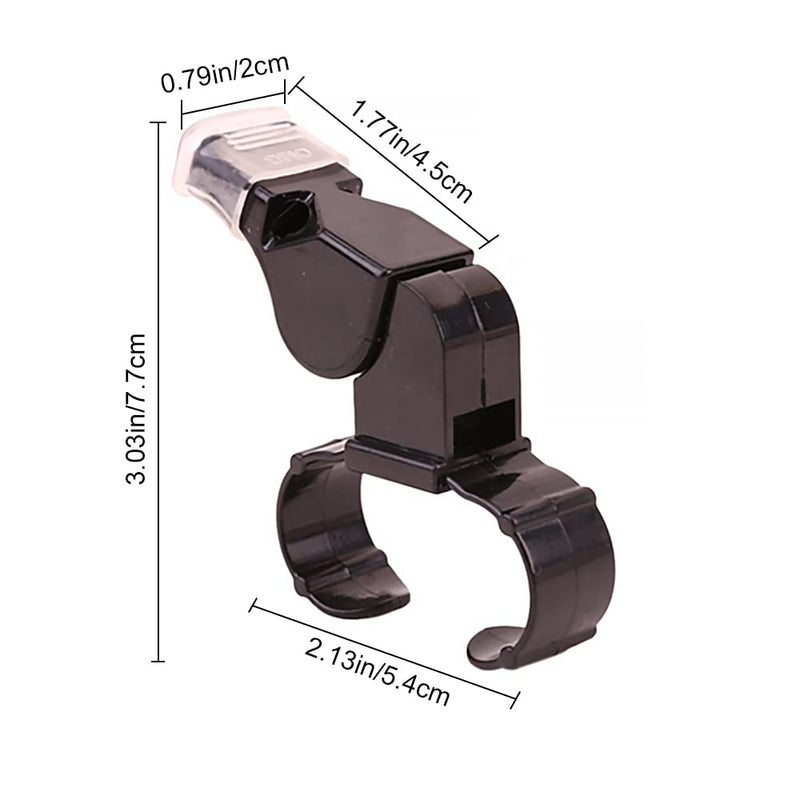 DMQUANLIAN Survival Loud Whistle Finger Grip Whistle Reusable Referee Whistle for Training and Outdoor Camping Hand Whistle for Coaches - BeesActive Australia