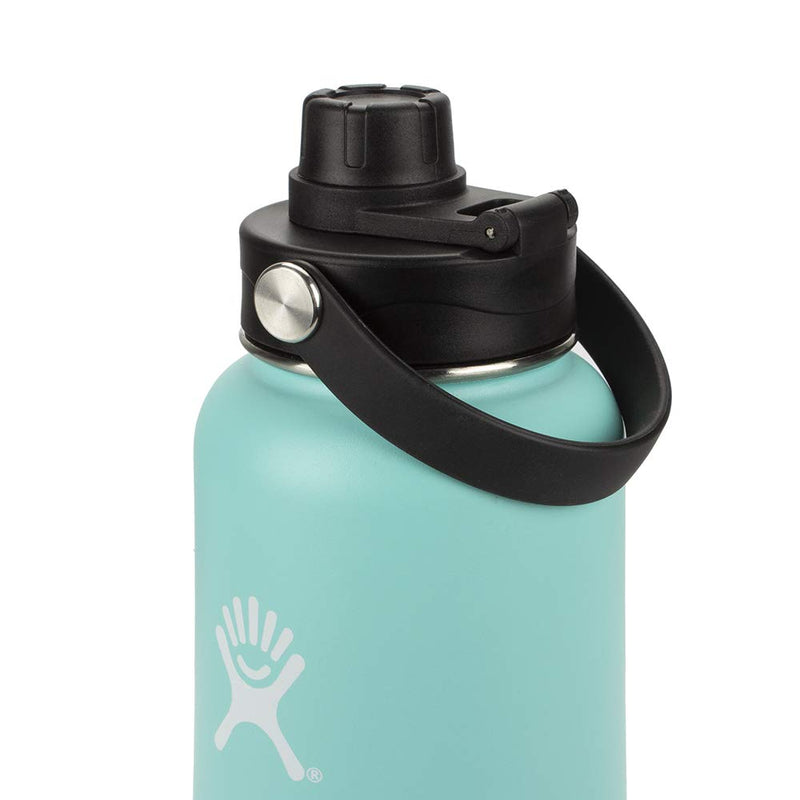 WISH Wide Mouth Twist Lid with Flexible Handle Compatible with Hydro Flask, Simple Modern, Takeya - Fits Most Wide Mouth Water Bottles (Black, 1 Pack) - BeesActive Australia