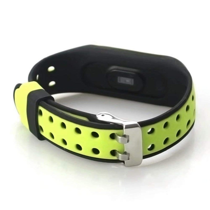 T-BLUER Compatible with Xiaomi Mi Band 5/Mi Band 6 Band,Silicone Colorful Replacement Strap Wristband for Xiaomi Miband 5/6 with Clasps Fitness Band Suitable to, No Tracker Included 2PCS02 - BeesActive Australia