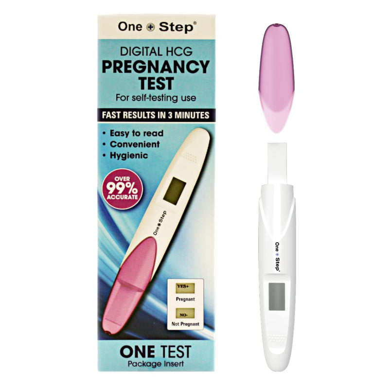 One Step: 2 x Digital Pregnancy Test Fast and Easy to Use with Clear Yes/No Results - BeesActive Australia