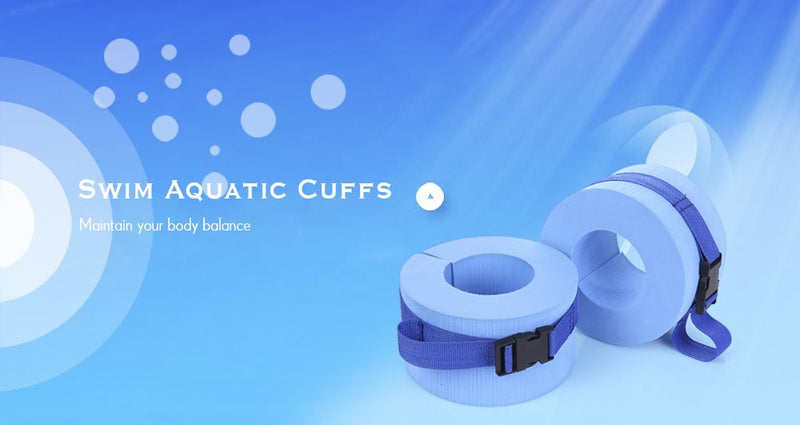 SANGDA Swim Arm Band Set,Swim Belt,Kids Float Discs,EVA Foam Swim Aquatic Cuffs,Ankles Arms Belts with Quick Release Buckle for Swim Fitness Training,2pcs - BeesActive Australia