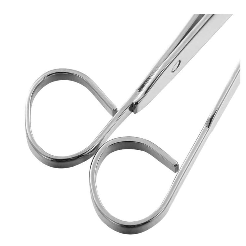 RONRONS Set of 3 Straight Edge Nail Clippers Scissor Comfort Stainless Steel Fingernail Toenail Cutter 360-Degree Rotating Head Easy Grip Style Manicure Pedicure Tools with Handles, Silver - BeesActive Australia