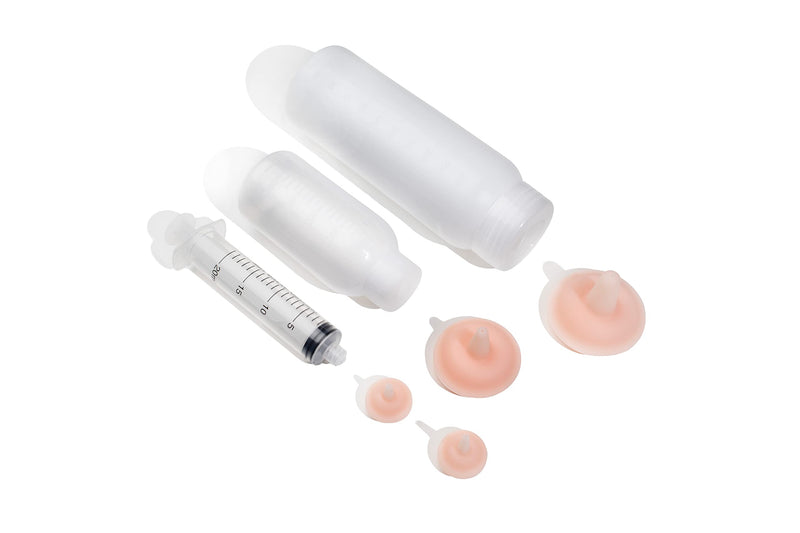 Pet Feeding Bottle for Kitten and Puppy 20cc Kitten Syringe Nipple 250cc and 100cc Nursing Bottles for Newborn Rabbits, Small Animals - BeesActive Australia