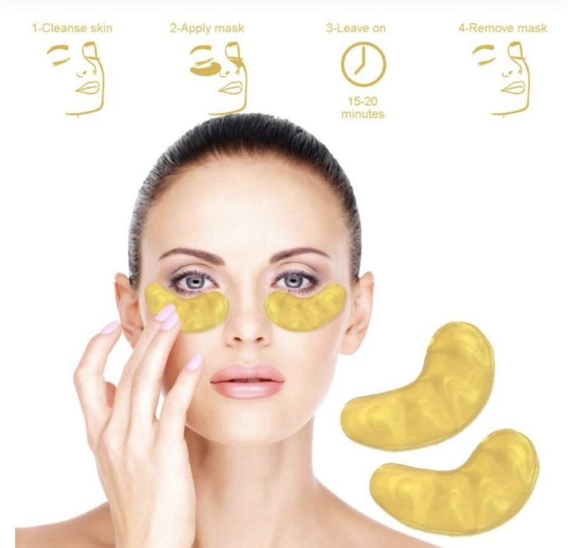 24K Gold Eye Mask-15 Pair - BeesActive Australia