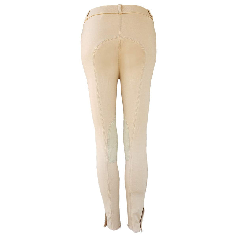 One Stop Equine Shop Lyla Children's Low Rise Pull-On Breeches Tan 4 - BeesActive Australia