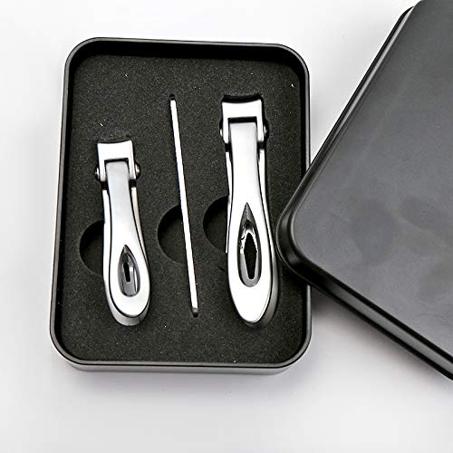 JOM Nail Clipper Set for Thick Large, Toenail, Fingernail 15mm Wide Jaw Opening Large and Small Size Stainless Steel - BeesActive Australia