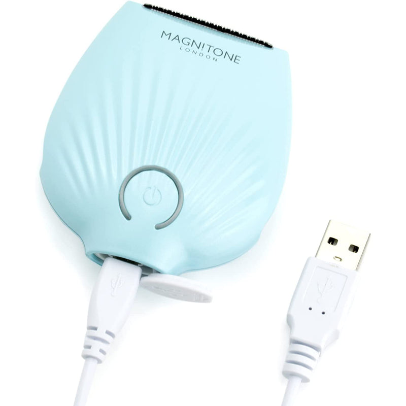 Magnitone GoBare! Rechargeable Waterproof Compact Mini Lady Shaver for Legs, Underarms and Bikini Line - Aqua - BeesActive Australia