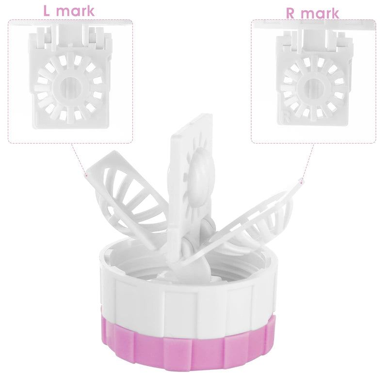 WLLHYF 3 Pcs Manually Contact Lens Washer Cleaner Contact Lens Case Portable Rotation Contact Lens Cleaning Container for Everyday Use - BeesActive Australia