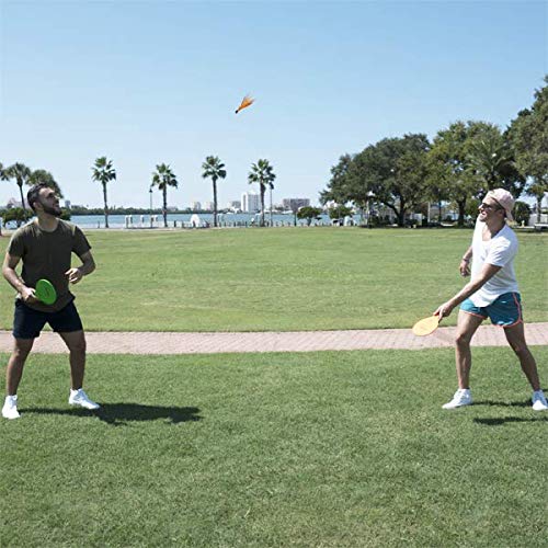 Funsparks Jazzminton Paddle Game Replacement or Extra Birdies for Any Wooden Paddles - BeesActive Australia