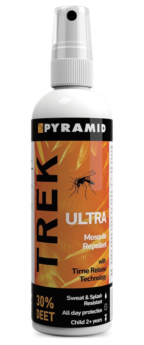 Pyramid TREK Ultra Long lasting DEET Insect/Mosquito Repellent DEET Spray - 100ml - BeesActive Australia