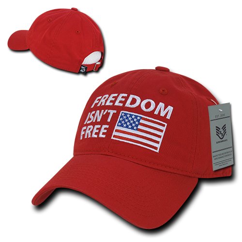 Rapiddominance Freedom Isn't Relaxed Graphic Cap Red - BeesActive Australia