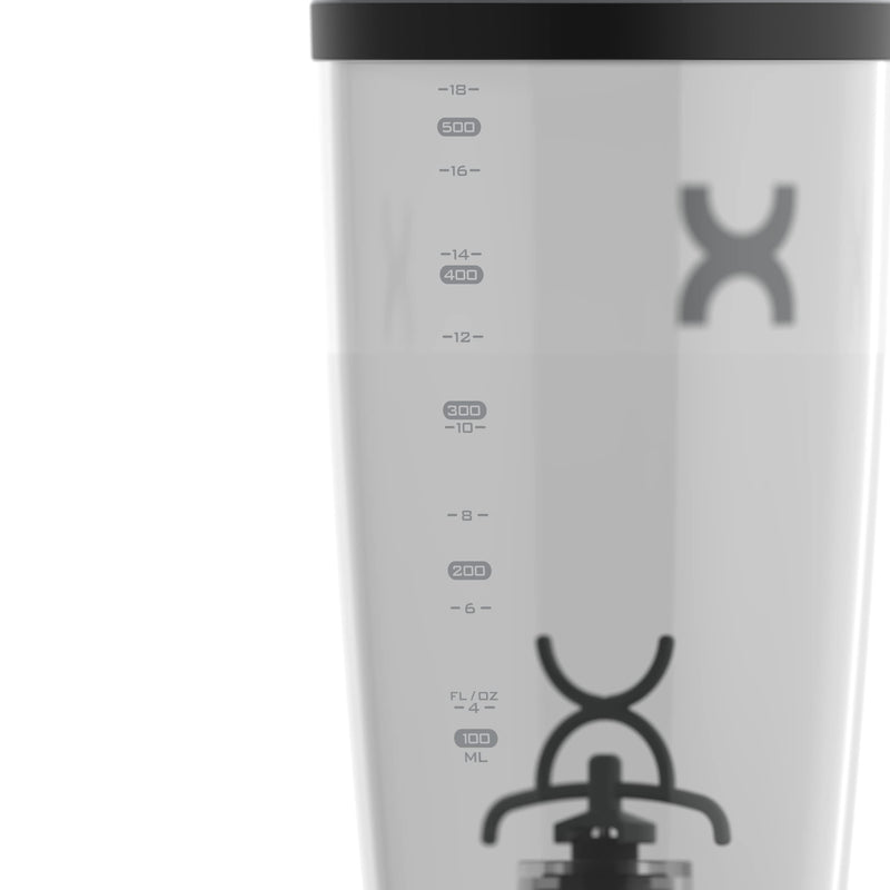 PROMiXX Original Shaker Bottle - Battery-powered for Smooth Protein Shakes - BPA Free, 600ml Cup (Black) Black - BeesActive Australia