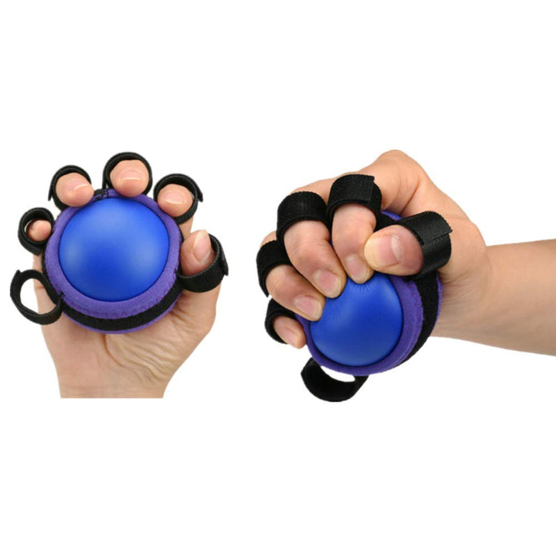 Wrist gyro Ball, Five Finger Grip Ball Stroke Hemiplegia Rehabilitation Training Equipment Elderly Exercise Finger Strength Wrist Grip Force Grip - BeesActive Australia