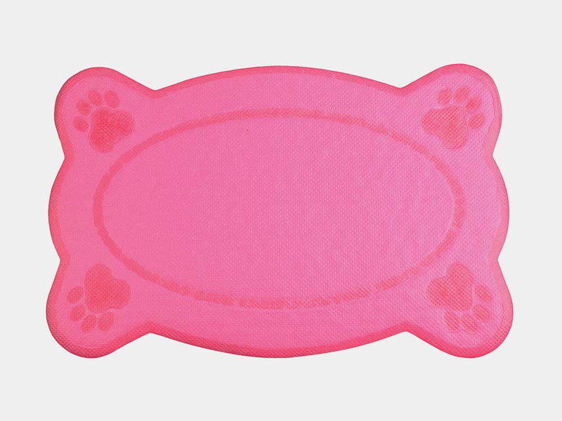 DM Cat Litter Box Debris Catcher Mat,Kitty Scatter Control Rug,16x10 Inches,5 Colors Available RoseRed - BeesActive Australia