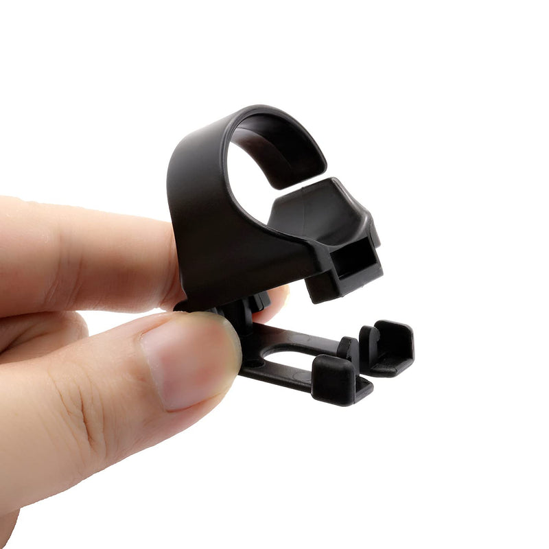 SIXQJZML 2 Pieces Scuba Dive Universal Plastic Clip Snorkel Keeper Retainer Replacement Snorkeling Equipment (Black) - BeesActive Australia
