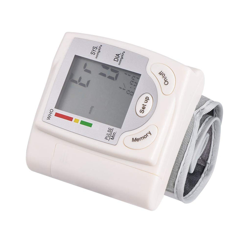 Blood Pressure Monitor - Smart Digital LCD Wrist Cuff Blood Pressure Measuring Tool Measurement Home - BeesActive Australia