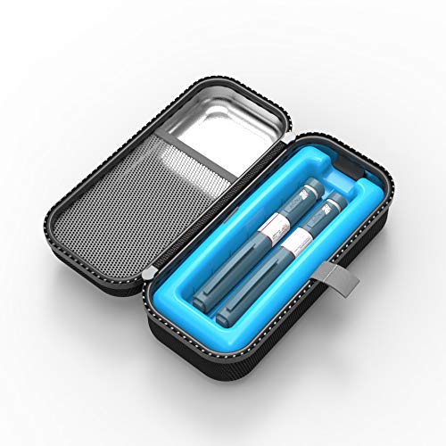 SHBC Insulin Pen Carrying Case Portable Medical Cool Travel Bag for Diabetes with Protective Ice Brick - BeesActive Australia