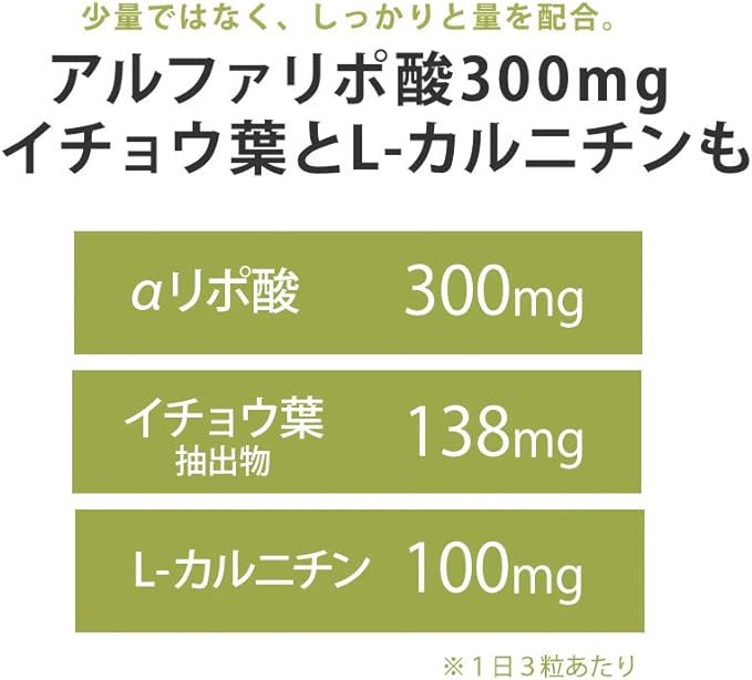 noi Domestic Alpha Lipoic Acid Alpha Lipoic Acid 300mg + L-Carnitine 100mg + Ginkgo Biloba Leaf Residual Solvent Tested 42 Tablets - BeesActive Australia