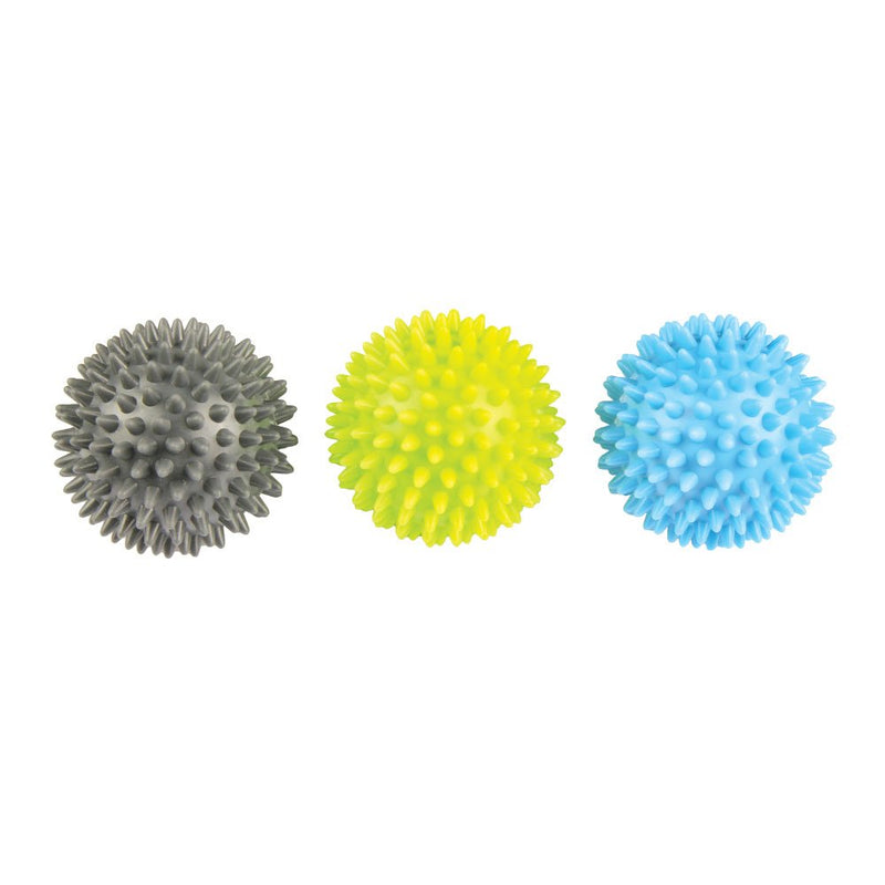 Fitness Mad Spikey Massage Ball, Ideal for Trigger Point Therapy, Deep Tissue & Myofascial Release, Relaxes Tight Muscles & Stress, 3 Hardness Levels - BeesActive Australia
