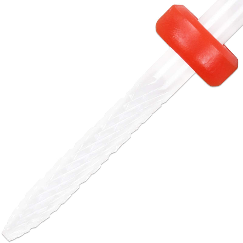 Pana Professional USA Ceramic White Under Nail Cleaner Bit Nail Drill (Grit: FINE) 3/32" Shank Size - BeesActive Australia