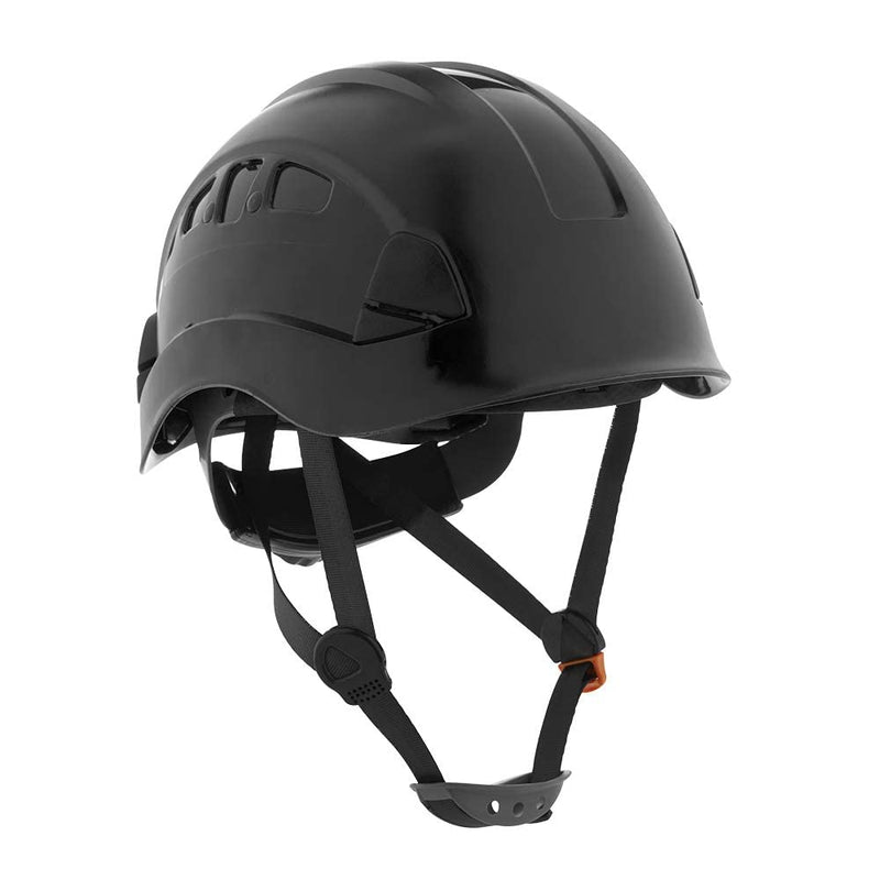 Jackson Safety CH-400V Hard Hat, Industrial"Climbing" Style, 6-pt.Suspension, Vented, Black, 20927 - BeesActive Australia