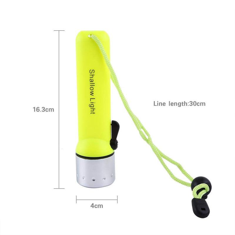 Waterproof LED Dive Light 180LM LED Waterproof Diving Flashlight Scuba Diving Flashlight for Underwater Activities and Outdoor Activities - BeesActive Australia