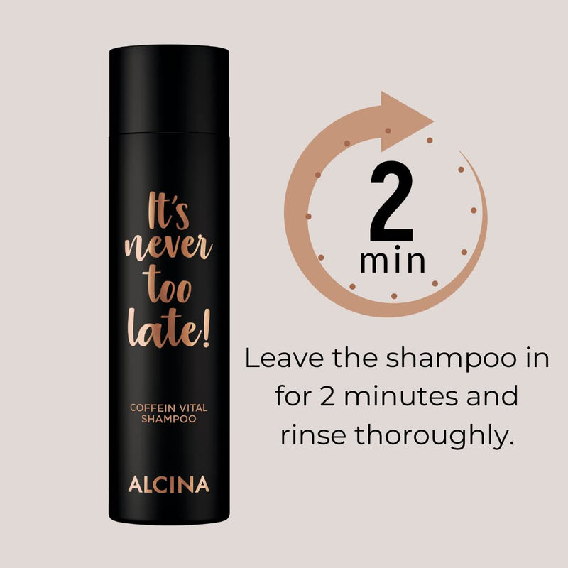 ALCINA Caffeine Vital Shampoo 250ml | For Longer and Stronger Hair | Professional Hair Care Made in Germany - BeesActive Australia