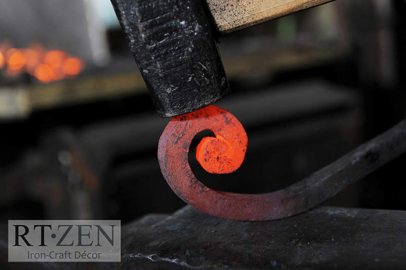 RTZEN Bell Candle Snuffer - Handcrafted Decorative Rustic Wrought Iron Candle Extinguisher Candlesnuffer with Long Handle - Unique Black Matte Farmhouse Decor Candle Accessories Gift Country Rustic - BeesActive Australia