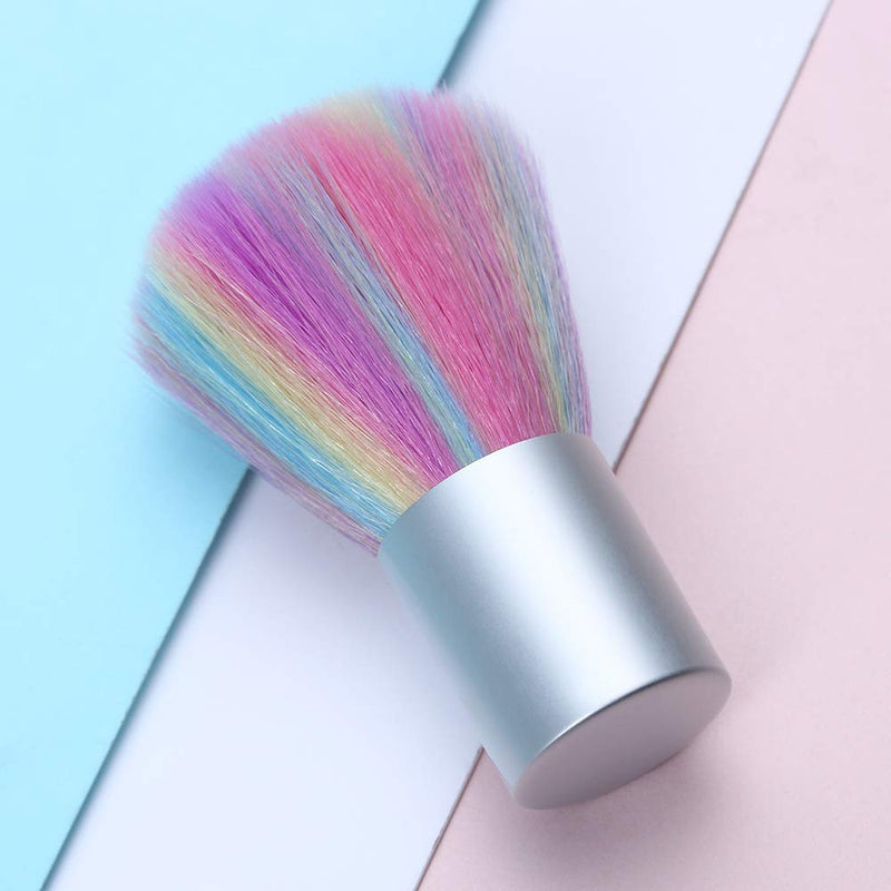 2 Pack Soft Nail Art Dust Remover Powder Brush Cleaner for Acrylic and Makeup Powder Blush Brushes - BeesActive Australia
