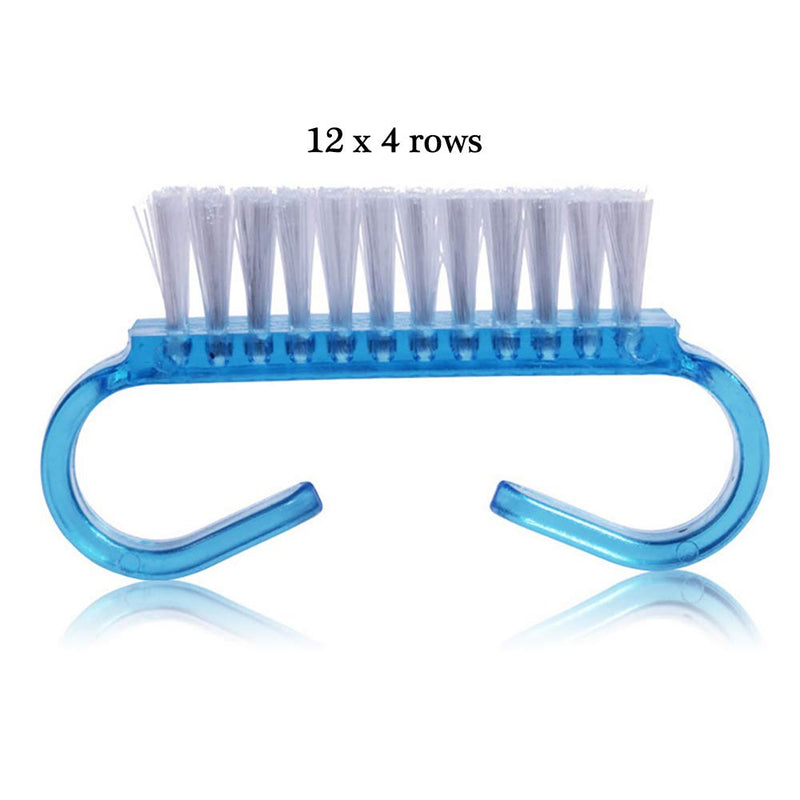 RETON 24 Pack Handle Grip Nail Brush, Fingernail Scrubbing Cleaning Brush for Toes and Nails Cleaner, Pedicure Brushes for Men and Women - BeesActive Australia