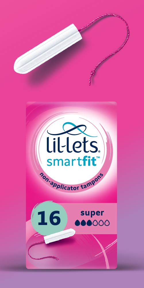 Lil-Lets Non-Applicator Super Tampons X 96 | 6 Packs of 16 | Medium to Heavy Flow - BeesActive Australia
